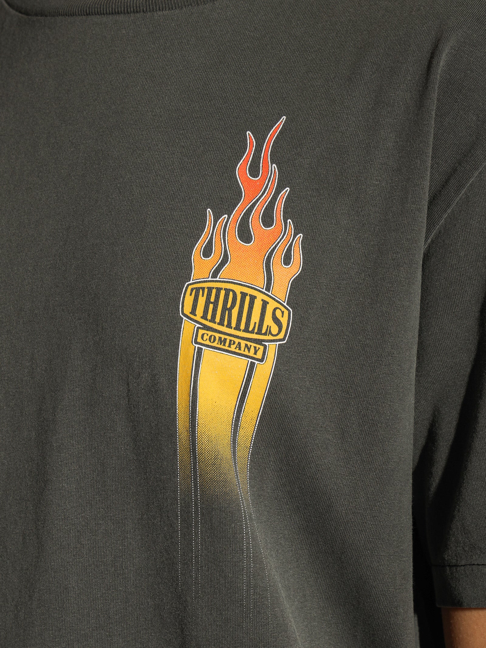 Flaming Dart Merch Fit T-Shirt in Merch Black - Glue Store NZ