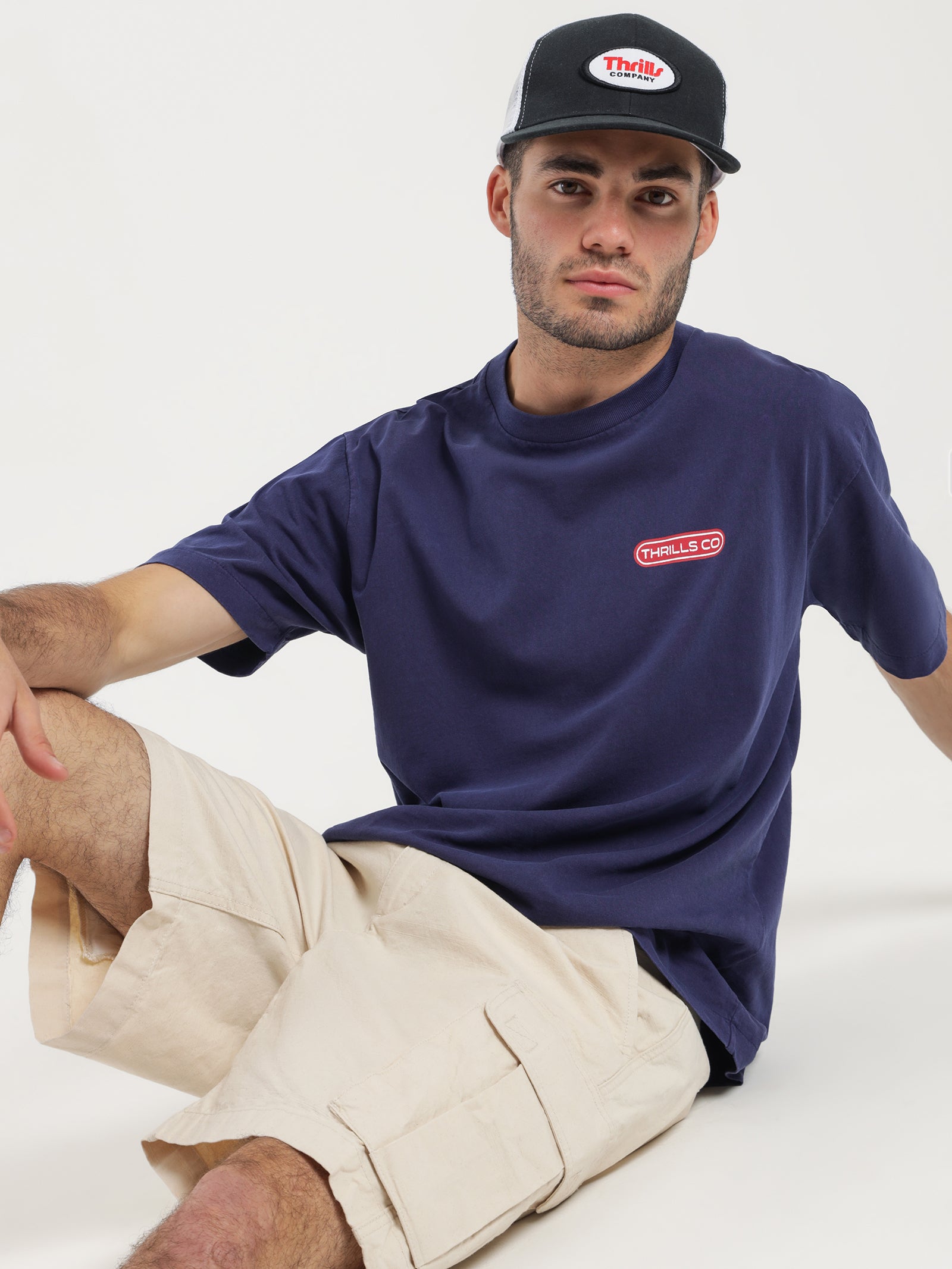 Zone Merch Fit TShirt in Deep Royal Glue Store NZ